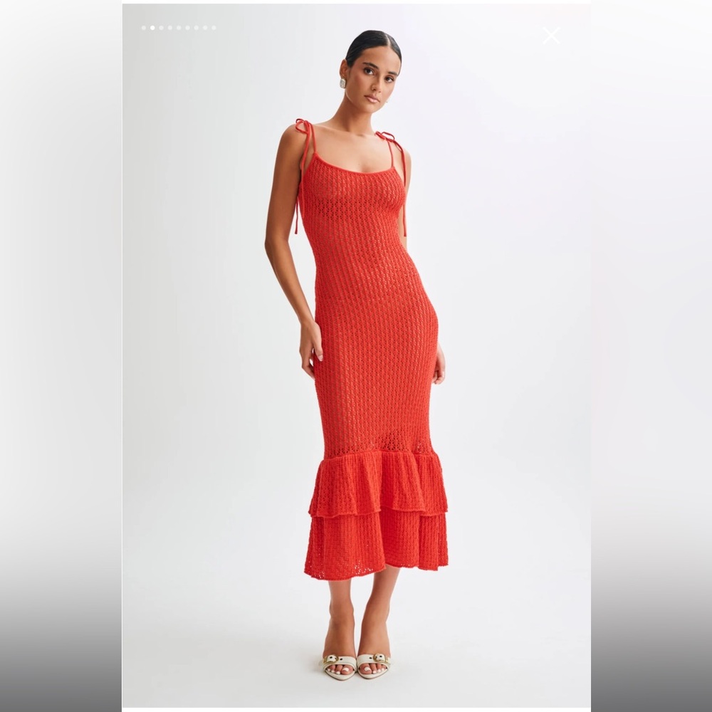 Meshki Bianca dress red